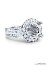 White Gold Diamond Ring - LA DIAMOND